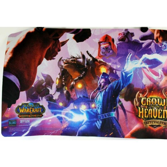 Blizzard World of Warcraft Trading Card PlayMat Crown of Heavens Aftermath Play - Picture 2 of 8